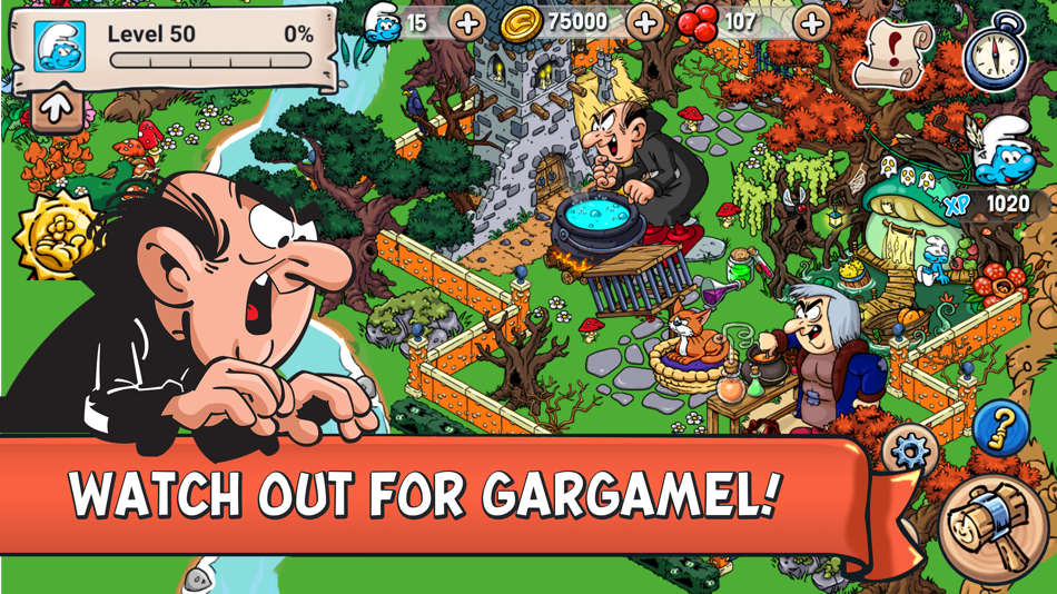 #1. Smurfs' Village (iOS) 由: Garden City Games