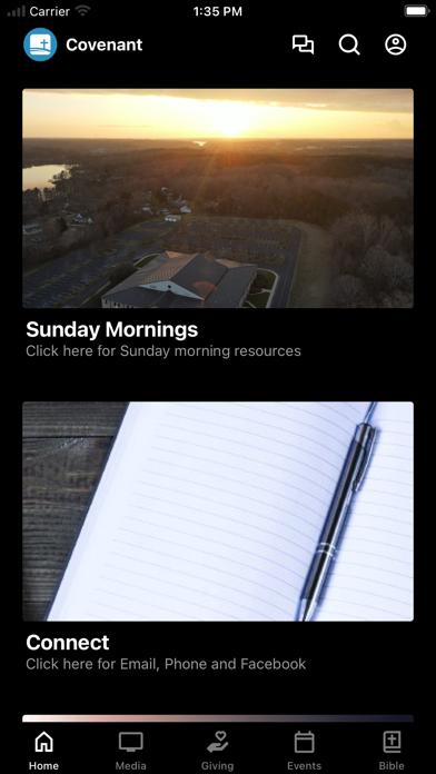 Covenant Church Anderson Screenshot