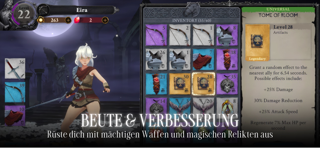Soul Huntress: Offline Games Hack screenshot 2 - iOS game interface