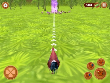 Farm Rooster fighting Chicken iPad screenshot