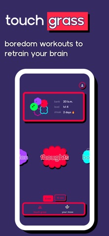 bebored: mindfulness, fixed screenshot