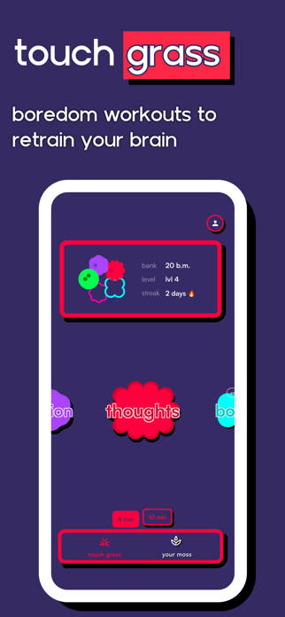 bebored: mindfulness, fixed Screenshot 3 of 5