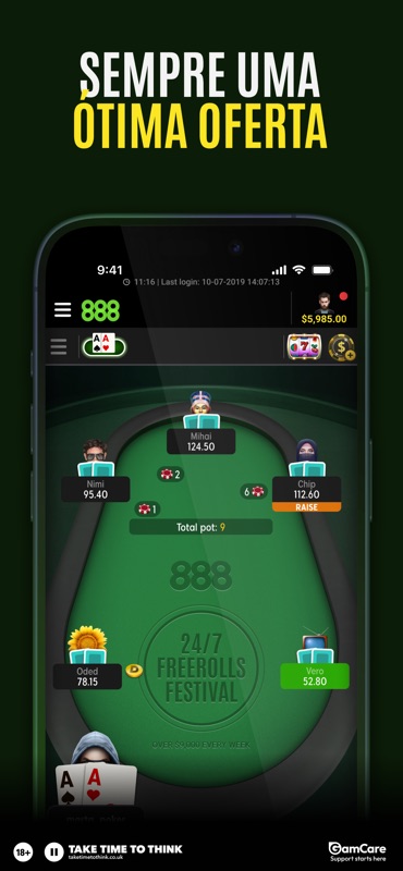 888 Poker: Texas Holdem online screenshot 5