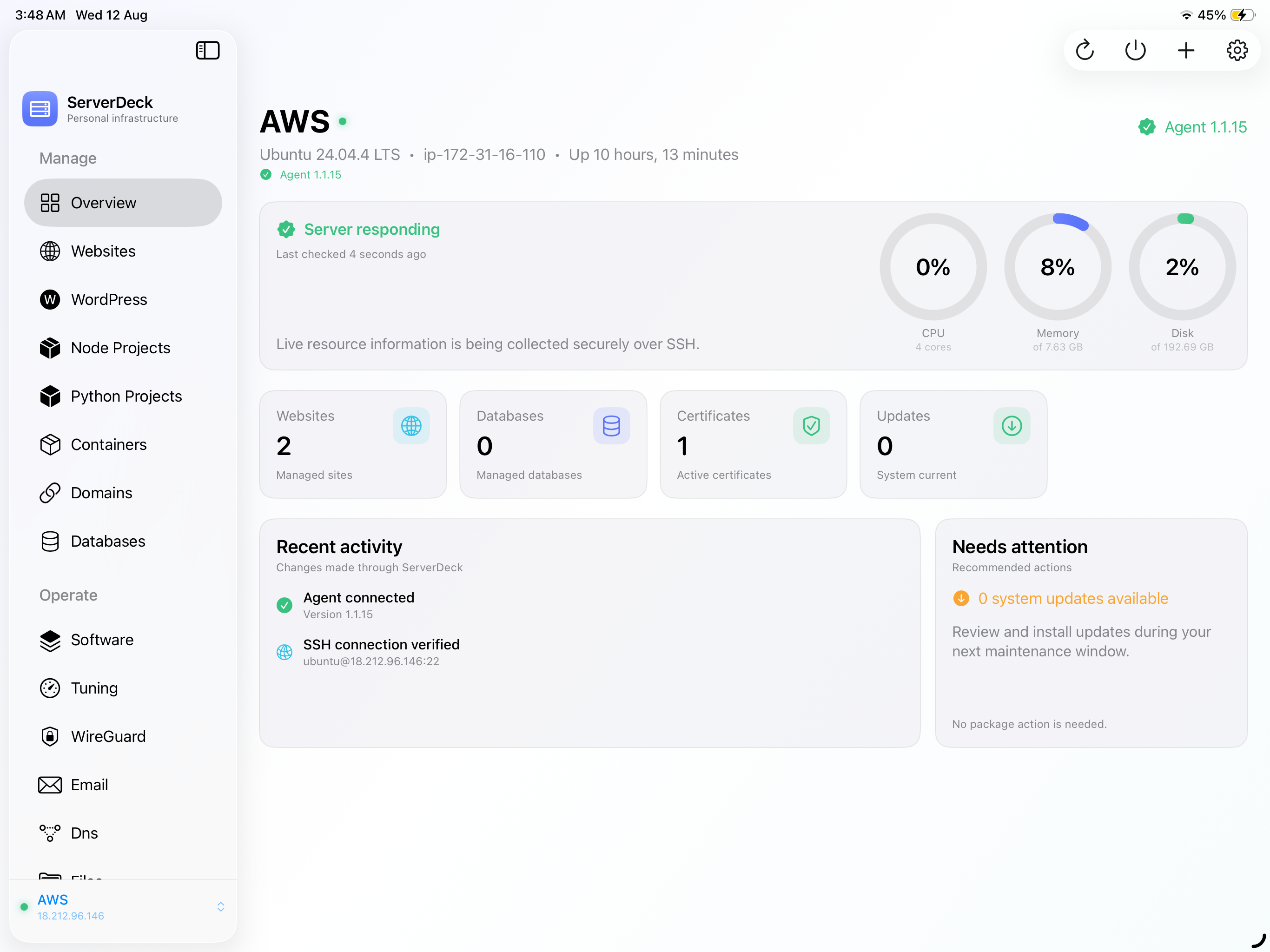 ServerDeck screenshot 11