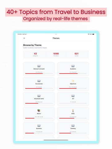 Learn Turkish - Hafiza iPad screenshot