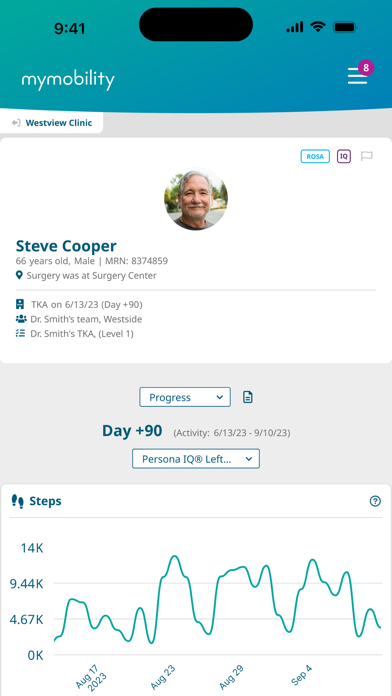 ZBEdge Clinician App Screenshot