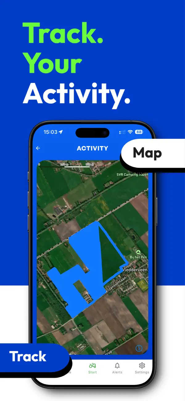 Screenshot #3 pour Triber: Tracteur & Champs GPS