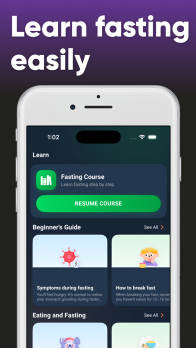 Intermittent Fasting - CFast iPhone screenshot