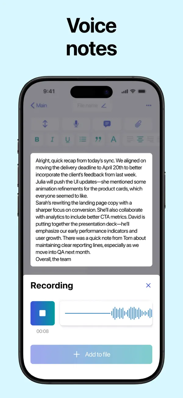 #4. Notebook: Note Taking (iOS) Ved: Christopher Martin