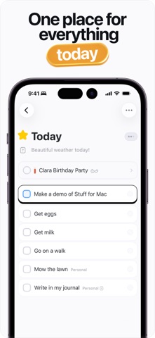Stuff | ToDos and Lists iPhone screenshot