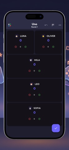 Scoreboard for GameNight screenshot