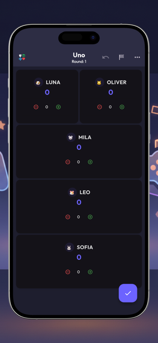 Scoreboard for GameNight Screenshot 4 of 4