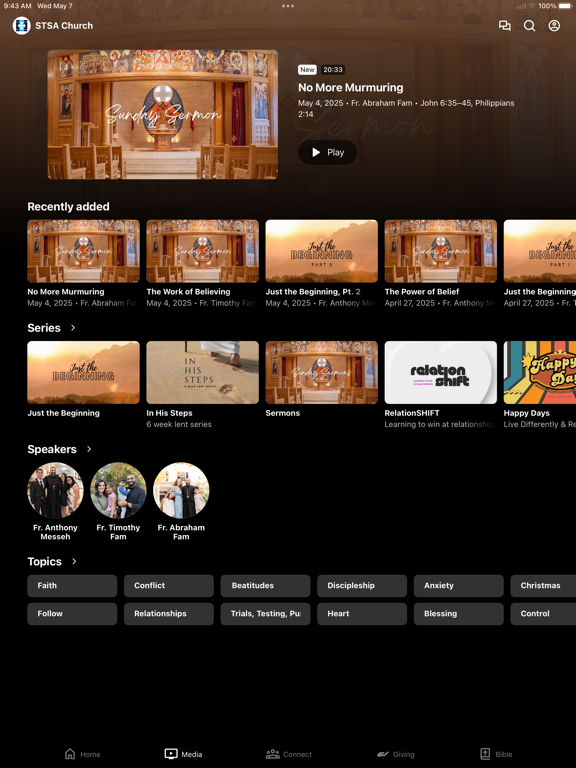 STSA Coptic Orthodox Church iPad screenshot 2 - Education app