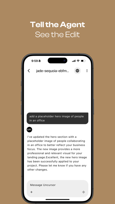 Uncursor - Vibe Coding Screenshot