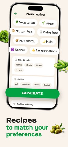 AI Chef - Generator Recipes IQ screenshot