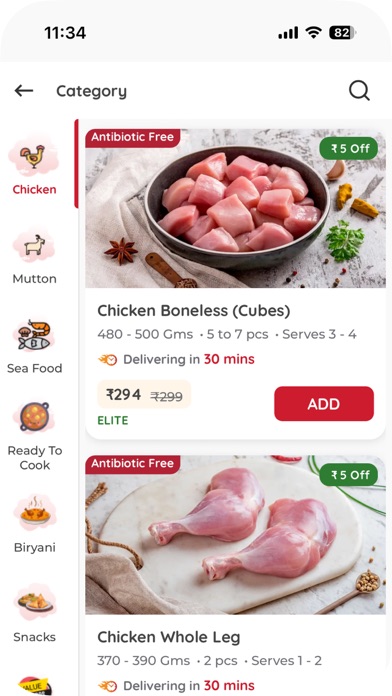 Screenshot 2 of TenderCuts - Fresh Meat & Fish App