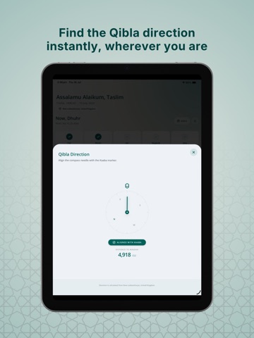 Deenah: Salah Alerts & Tracker iPad screenshot