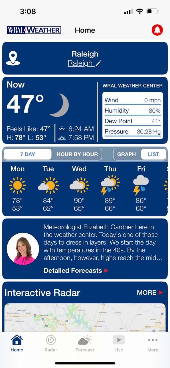 iPhone screenshot