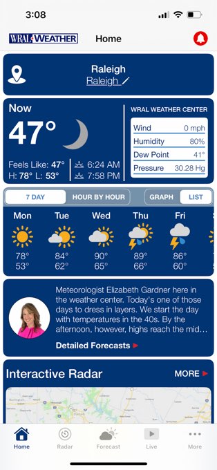 WRAL Weather screenshot 4
