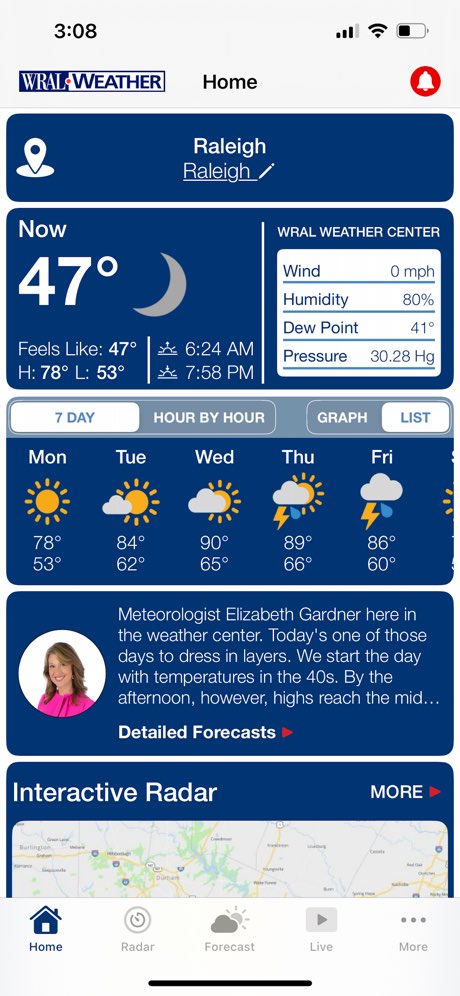 WRAL Weather screenshot 5