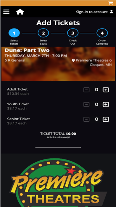 Premiere Theatres Screenshot