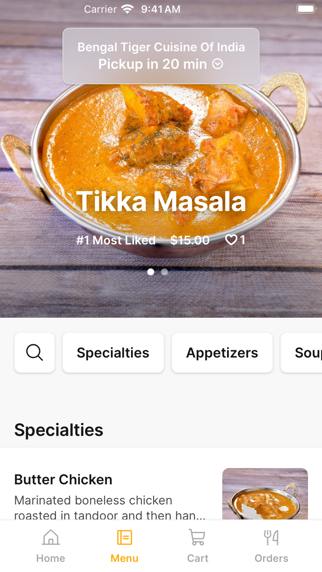 App screenshot