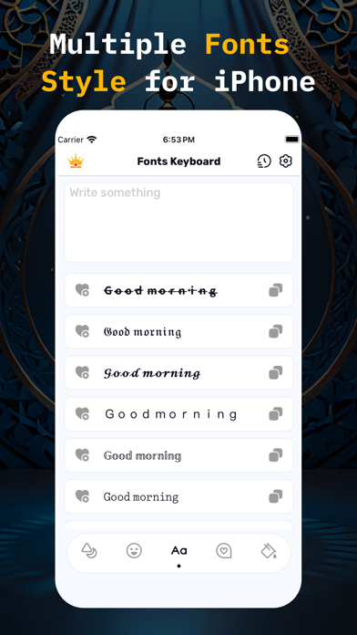 Fonts Keyboard - Cool Fonts Screenshot