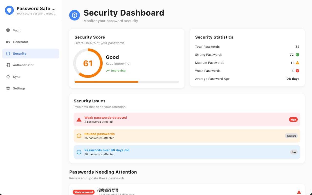Password Safe Vault screenshot 24
