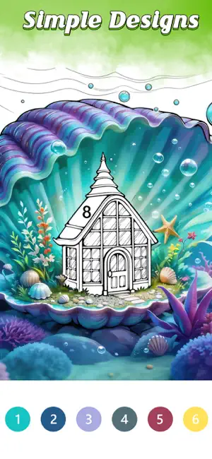 Whimsical House Coloring Book screenshot 4
