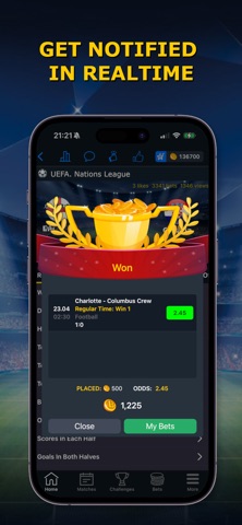 Bet Up - Sports Betting Game iPhone screenshot 10