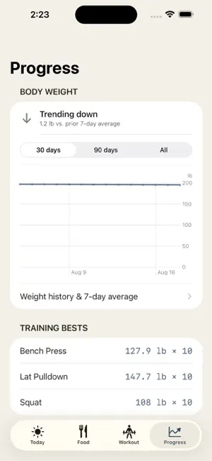 FitLog: Simple Fitness Tracker screenshot 3
