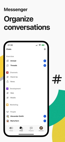 BridgeApp - Team Collaboration iPhone screenshot