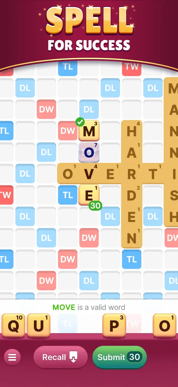 Screenshot #1 pour Word Cube 2
