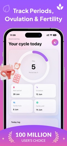 Lunari: Period Tracker Screenshot 2 of 5
