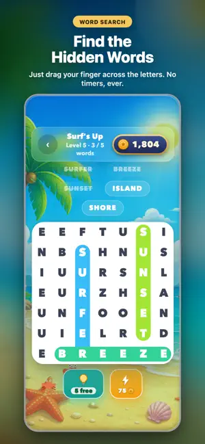 WordWood: Word Search screenshot 1