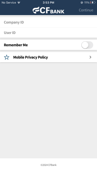 CFBank Business Screenshot
