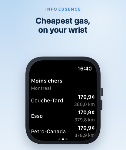 infoEssence – QC Gas Prices