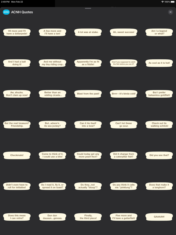 Screenshot #6 pour ACNH Quotes
