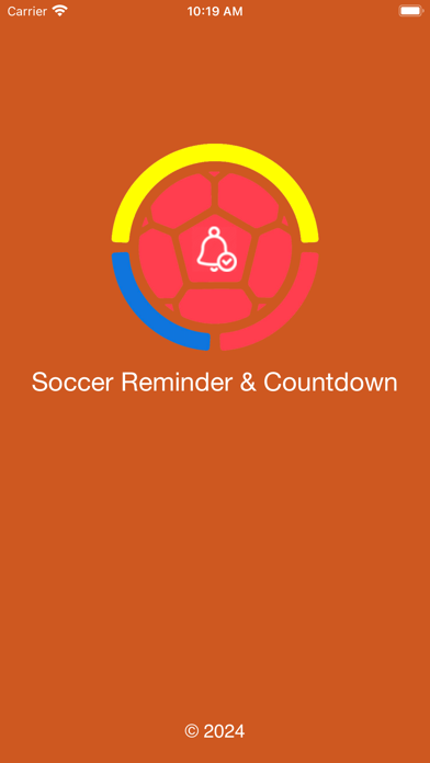 Soccer Reminder & Countdown Screenshot