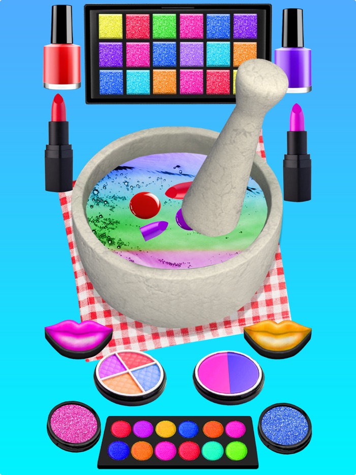 DIY Face Mask Girls Makeup 3D