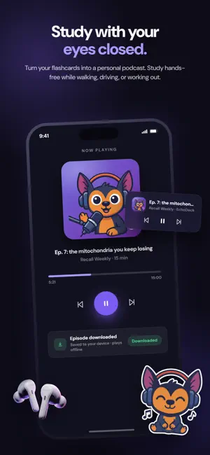 EchoDeck: AI Audio Flashcards screenshot 1