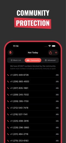 Not Today: Text & Call Blocker Screenshot 7 of 7