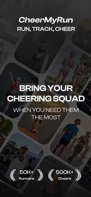 CheerMyRun: Run, Track & Cheer screenshot 1