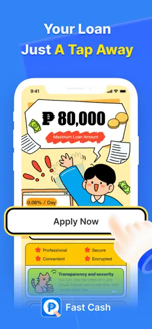 Fast Cash - Online Peso Loan iPhone screenshot 2
