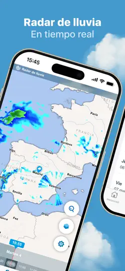Captura de pantalla de Meteored - El Tiempo 14 Días en iPhone 1