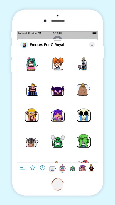 Emotes For C Royal iPhone screenshot 4 - Stickers app