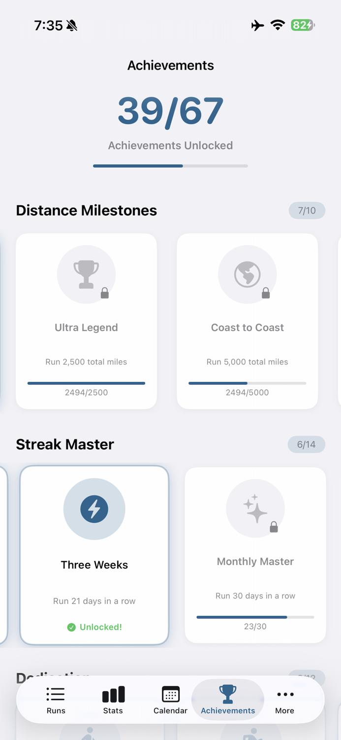 Run Nerd Run - Running Stats