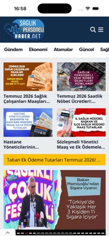 Sağlık Personeli Haber.Net app screenshot