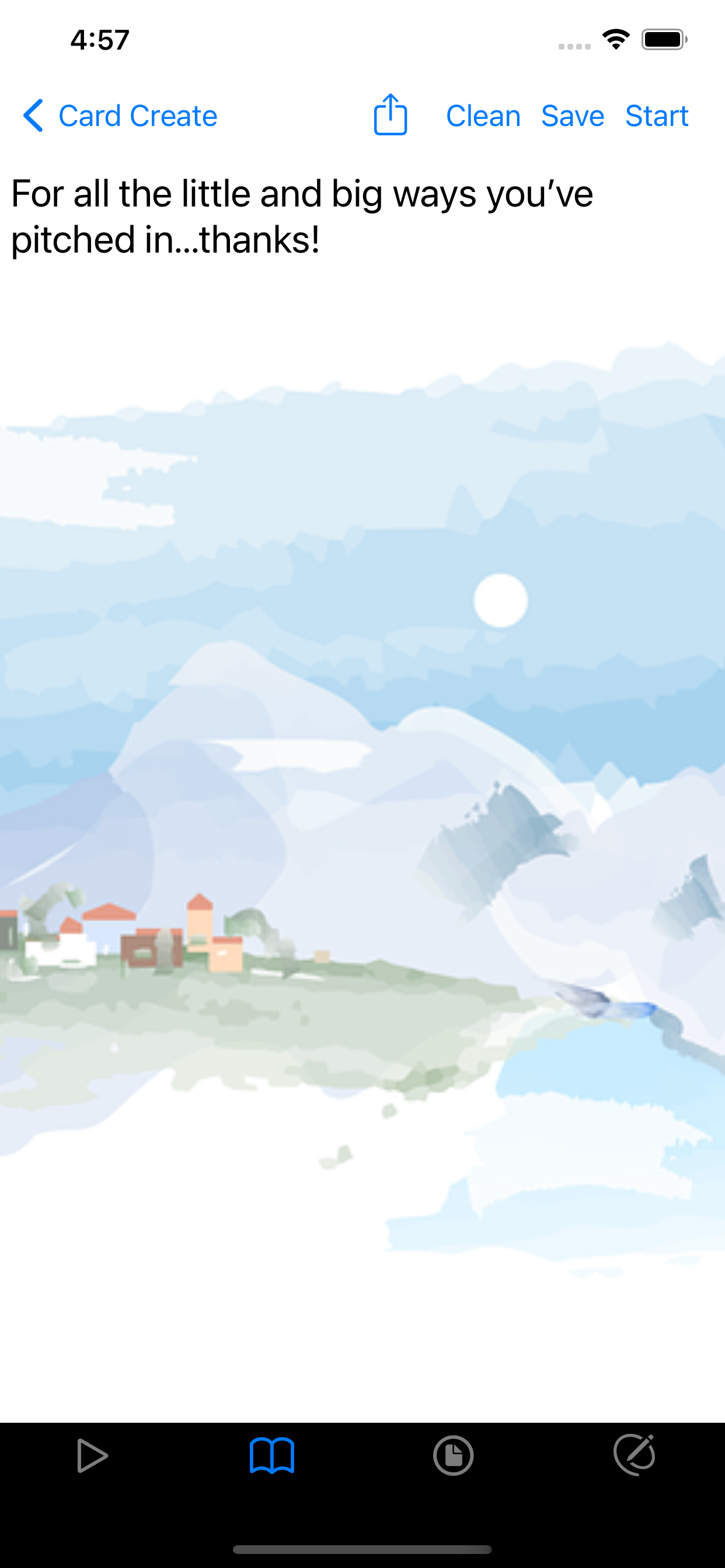 Greeting Card: Simple, Quick