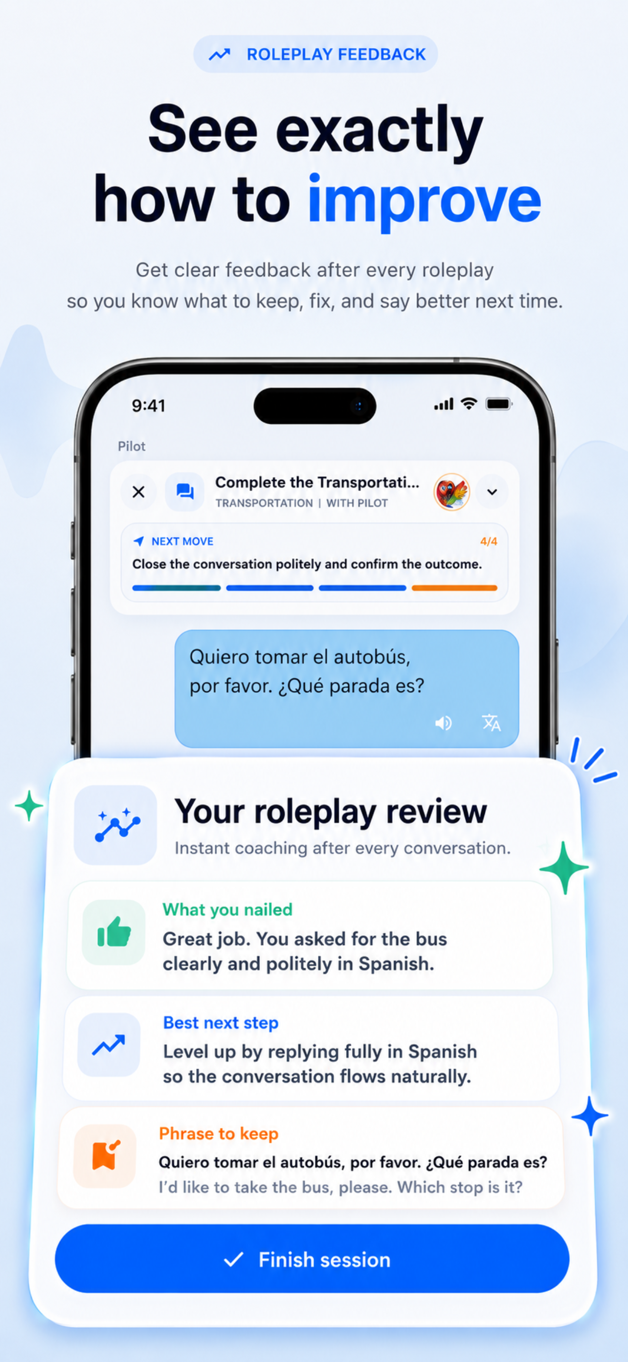 Kasa: Speak Spanish with AI screenshot 3